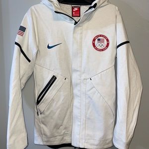 Nike OLYMPIC Team USA Tech Fleece Windrunner Hoodie Jacket 909530-100 Size XS
